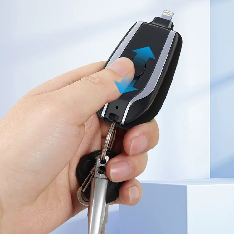 Portable Keychain Charger | 1500Mah Type-C Ultra-Compact Mini Battery Pack | Fast Charging Backup Power Bank for Iphone Devices