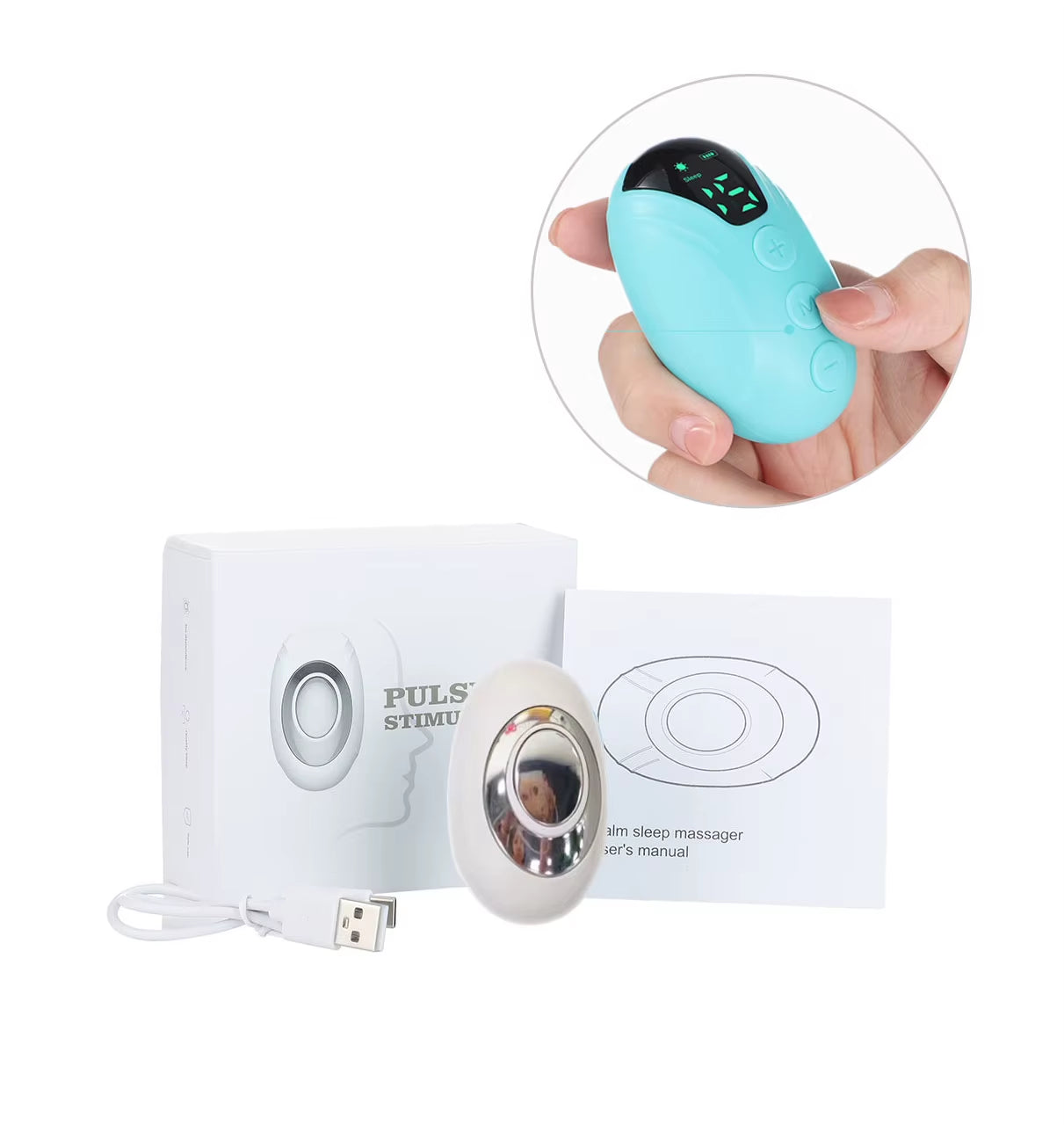 Sleep Aids CES Insomnia Device Pulse Egg Relieve Mental Tension Stress Eliminate Anxiety Depression Treatment Health