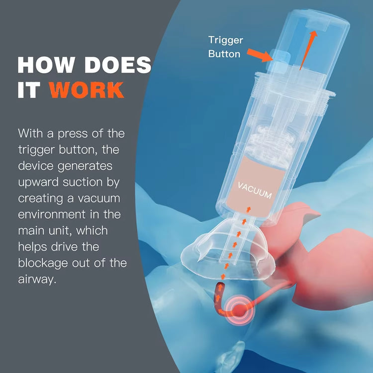 Auto CPR First Aid Choking Rescue Device Travel Homecpr Choking Emergency Device Adult Children Portable Asphyxia Rescue Machine